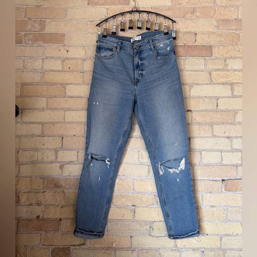 Abercrombie & Fitch High Rise Blue Jeans